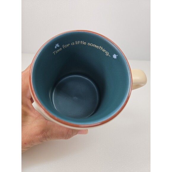 Walt Disney World Winnie The Pooh Eeyore with Blue Bird Coffee Mug Words Inside - Picture 3 of 6